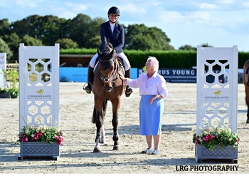 Nicole Pavitt wins the Events Through A Lens Talent Seeker at Coombelands Equestrian